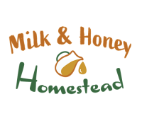 Milk & Honey Homestead with pitcher logo
